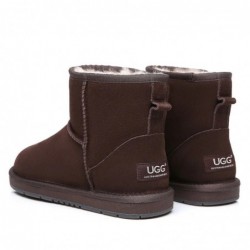 Mini Classic UGG Boots aus Wildleder Schokolade