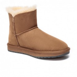 UGG-Stiefel mit Mini-Knopf Kastanie