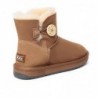 UGG-Stiefel mit Mini-Knopf Kastanie