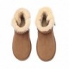 UGG-Stiefel mit Mini-Knopf Kastanie