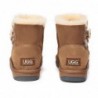 UGG-Stiefel mit Mini-Knopf Kastanie