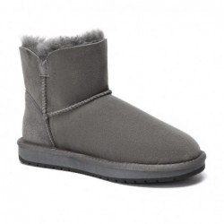 UGG-Stiefel mit Mini-Knopf Grau