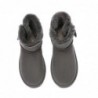 UGG-Stiefel mit Mini-Knopf Grau