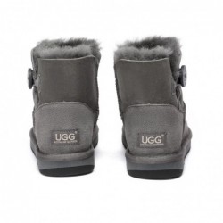 UGG-Stiefel mit Mini-Knopf Grau