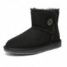 UGG-Stiefel mit Mini-Knopf Schwarz