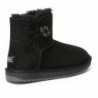 UGG-Stiefel mit Mini-Knopf Schwarz