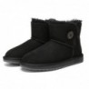 UGG-Stiefel mit Mini-Knopf Schwarz