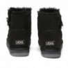 UGG-Stiefel mit Mini-Knopf Schwarz