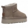 Hochwertige Mini-UGG-Stiefel mit Plateausohle Karibu