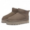 Hochwertige Mini-UGG-Stiefel mit Plateausohle Karibu