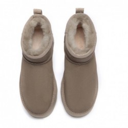 Hochwertige Mini-UGG-Stiefel mit Plateausohle Karibu