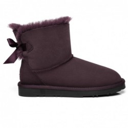 UGG-Stiefel mit Mini-Schleife auf der Rückseite Rosine