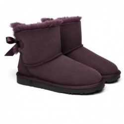 UGG-Stiefel mit Mini-Schleife auf der Rückseite Rosine