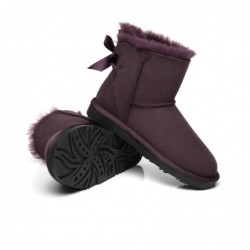 UGG-Stiefel mit Mini-Schleife auf der Rückseite Rosine