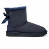 UGG-Stiefel mit Mini-Schleife auf der Rückseite marineblau