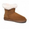 UGG Stiefel mit einzelnem Hai-Knopf Kastanie