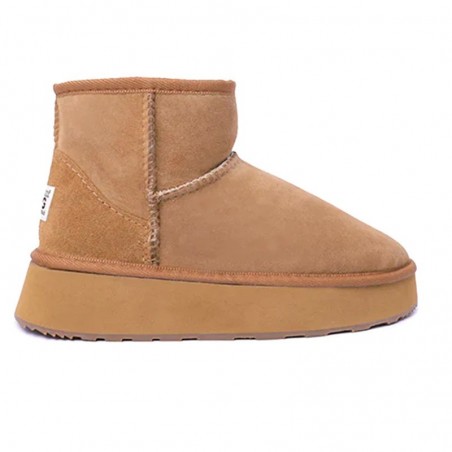 UGG-Stiefel mit Mini-Plateau Kastanie