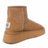 UGG-Stiefel mit Mini-Plateau Kastanie