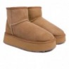 UGG-Stiefel mit Mini-Plateau Kastanie