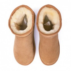 UGG-Stiefel mit Mini-Plateau Kastanie