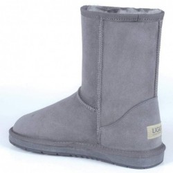 Hochwertige, kurze, klassische UGG-Stiefel,Grau