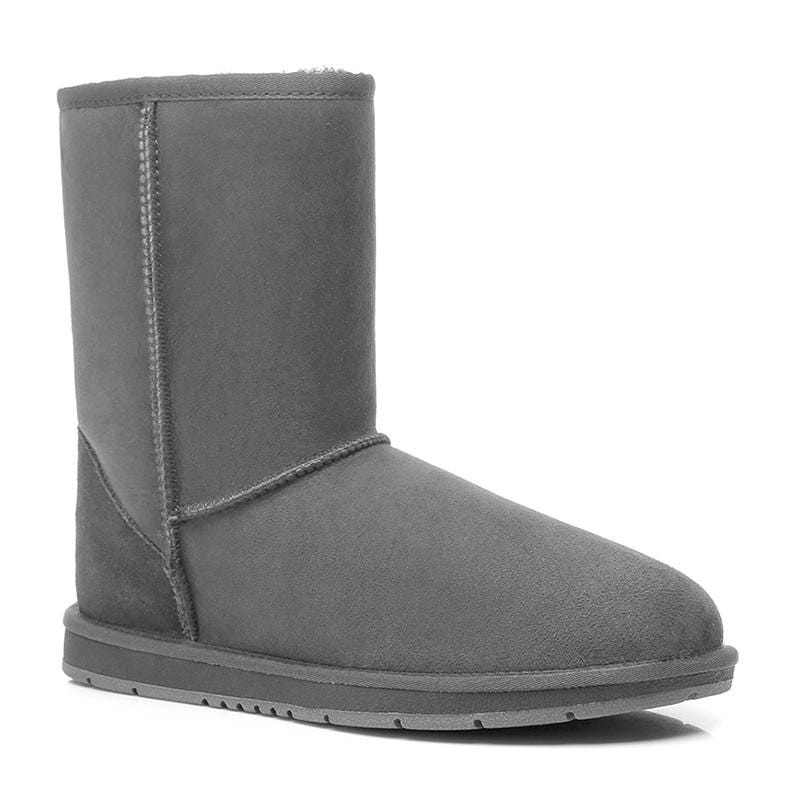 Kurze klassische UGG-Stiefel Grau