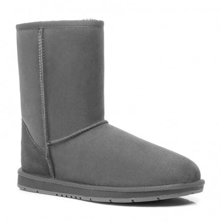 Kurze klassische UGG-Stiefel Grau