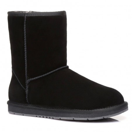 Kurze klassische UGG-Stiefel aus Wildleder Schwarz