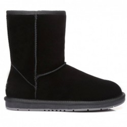 Kurze klassische UGG-Stiefel aus Wildleder Schwarz