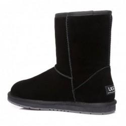 Kurze klassische UGG-Stiefel aus Wildleder Schwarz