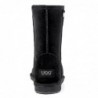 Kurze, klassische UGG-Stiefel aus hochwertigem Wildleder,Schwarz