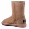 Kurze, klassische UGG-Stiefel aus hochwertigem Wildleder,Kastanie