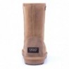 Kurze, klassische UGG-Stiefel aus hochwertigem Wildleder,Kastanie