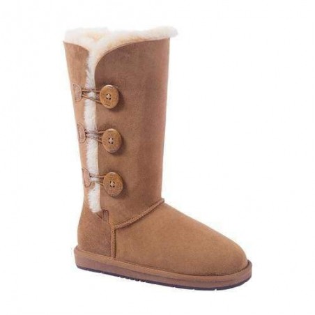 UGG Premium Classic Tall Stiefel mit 3 Knöpfen Kastanie