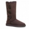 UGG Premium Classic Tall Stiefel mit 3 Knöpfen Schokolade