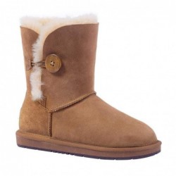 UGG Premium kurze klassische 1-Knopf-Stiefel Kastanie