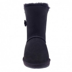 UGG Premium kurze klassische 1-Knopf-Stiefel Schwarz