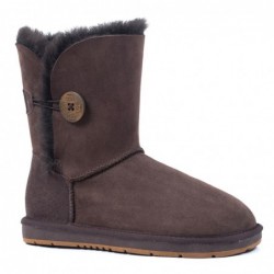 UGG Premium kurze klassische 1-Knopf-Stiefel Schokolade