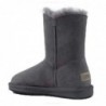 UGG Premium kurze klassische 1-Knopf-Stiefel Grau