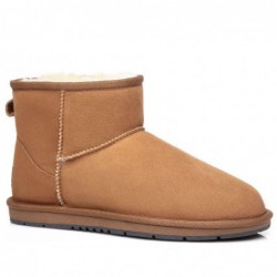 Mini Classic UGG Boots aus Wildleder Kastanie