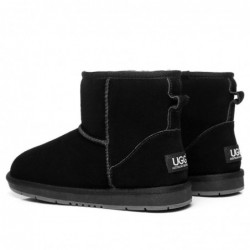 Mini Classic UGG Boots aus Wildleder Schwarz