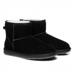 Mini Classic UGG Boots aus Wildleder Schwarz