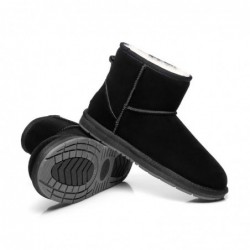 Mini Classic UGG Boots aus Wildleder Schwarz